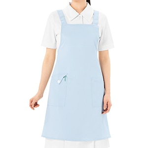 フラップポケットエプロン 861382 サックス[アイトス]