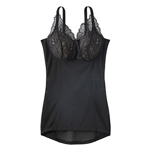 ノンワイヤーサポートボディシェイパー ブラック M[ニッセン]