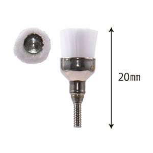 【ｾｰﾙ】プロフィーブラシDen スクリュー(カップ) ハード(ホワイト)(100本)