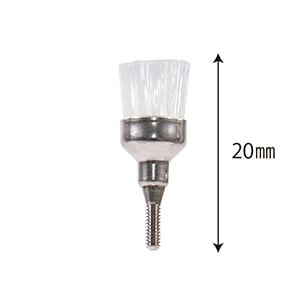 【ｾｰﾙ】プロフィーブラシDen スクリュー(カップ) ソフト(クリア)(100本)