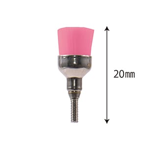 【ｾｰﾙ】プロフィーブラシDen スクリュー(カップ) ソフト(ピンク)(100本)