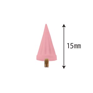 【ｾｰﾙ】プロフィーポイントDen スクリュー(ポイント) ソフト(ピンク)