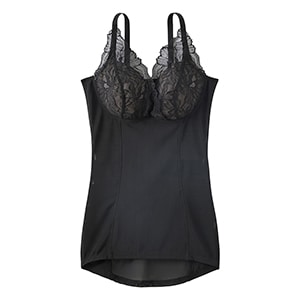 ノンワイヤーサポートボディシェイパー ブラック LL[ニッセン]