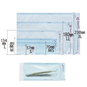 Demi 滅菌バッグ M 89×254mm (200枚)