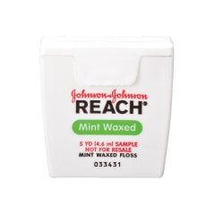 【ｾｰﾙ】リーチデンタルフロス 5ヤード ワックス ミントフレーバー(144個)[ジョンソン&ジョン