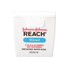 【ｾｰﾙ】リーチデンタルフロス 5ヤード ワックス付 ノンフレーバー(144個)[ジョンソン&ジョン