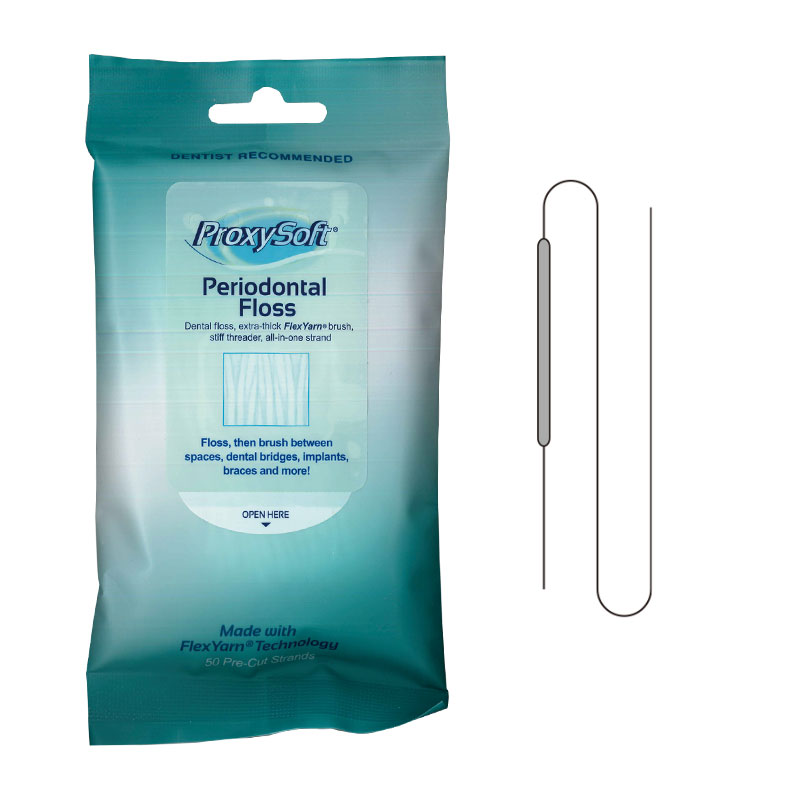 プロキシソフトフロス ペリオフロス(50本)