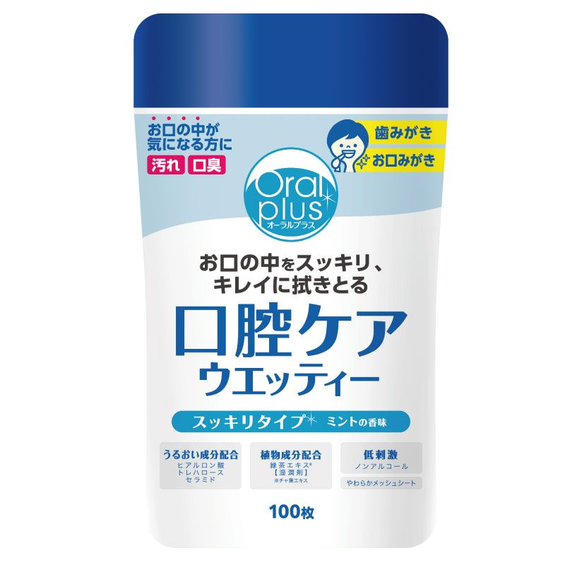 口腔ケアウエッティー ボトルタイプ (100枚)[Asahi]