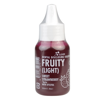 クローバー 歯垢染め出し液ライト 氷イチゴ (50mL)[佐藤歯材]