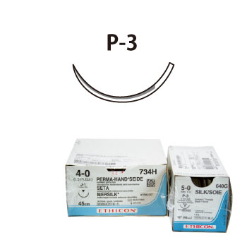 エチコン針付縫合糸 640G 3/8弱弯 逆三角針 5-0(12本)[ジョンソン&ジョンソン]