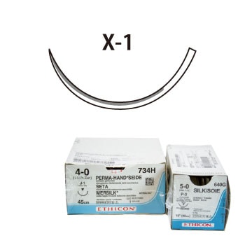 エチコン針付縫合糸 632G 1/2弱弯 逆三角針 3-0(12本)[ジョンソン&ジョンソン]