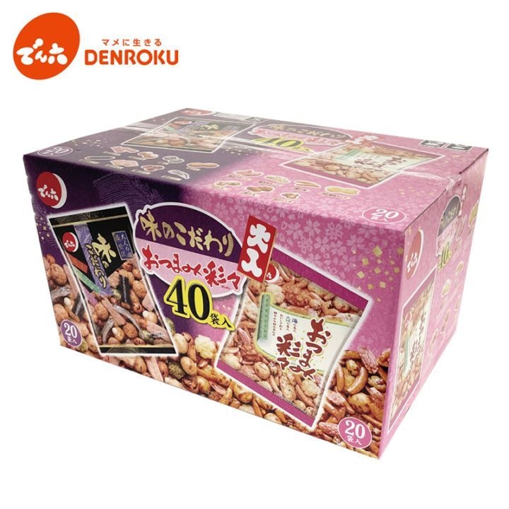 大入40袋(味のこだわり＆おつまみ彩々)