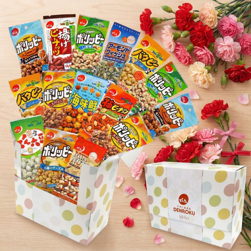 【送料込み】でん六ギフトボックス（Eサイズ15袋入）