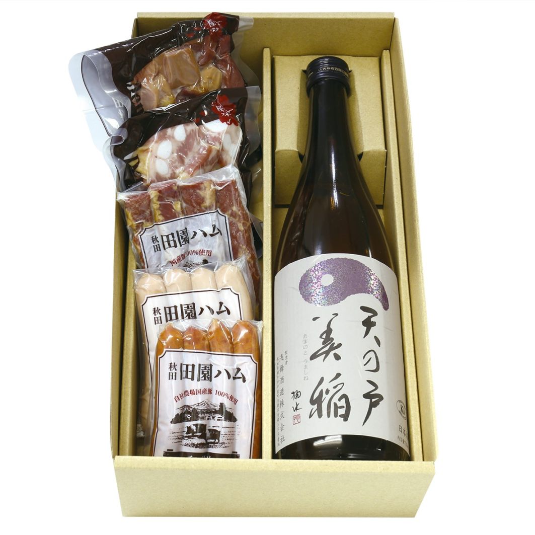 秋田地酒・おつまみギフト（梅）