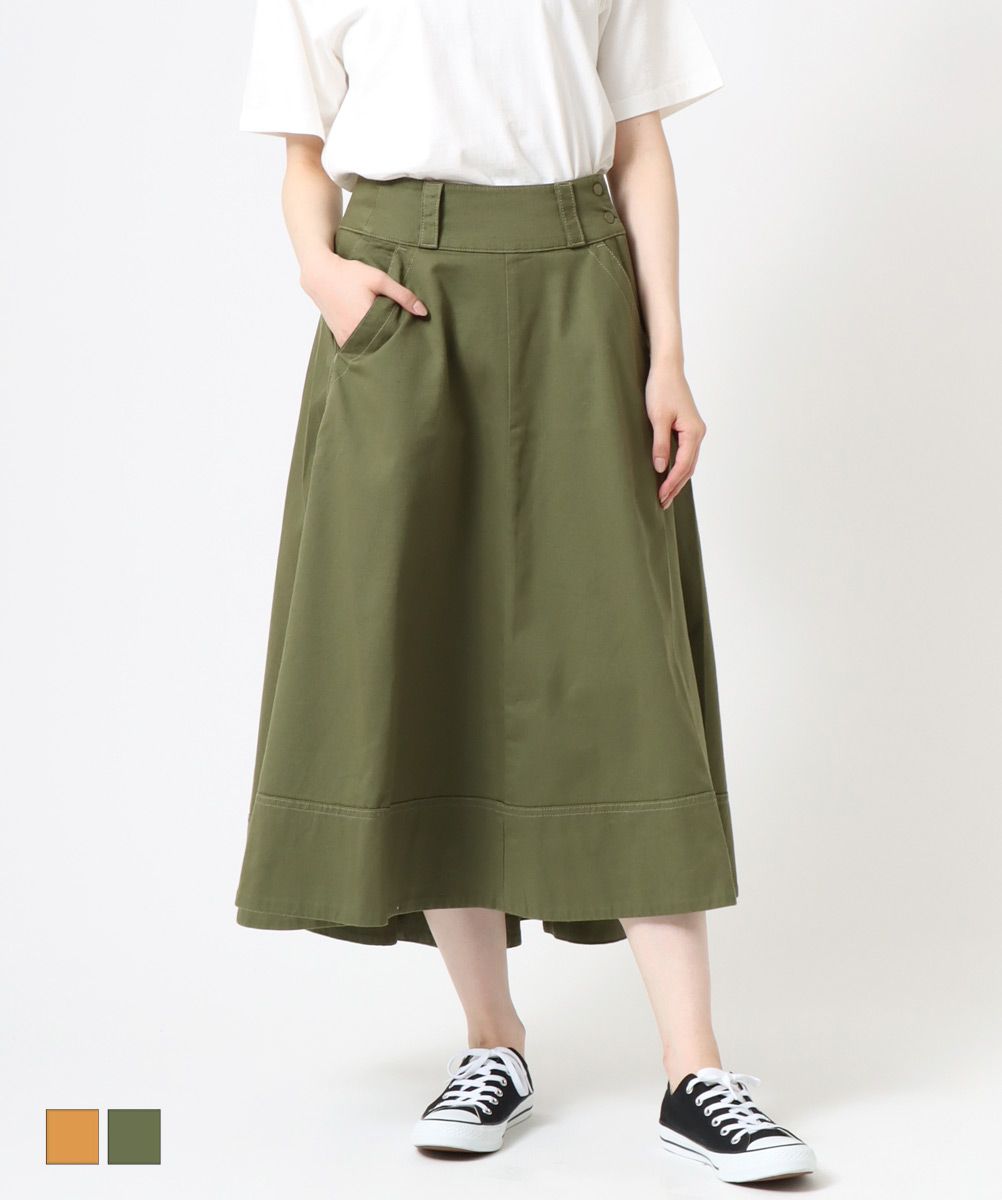 Admiral グラフィックフレアスカート　Lサイズ MORE15%OFFクーポン対象］在庫限り 【SALE】 ロングフレアスカート CF4025