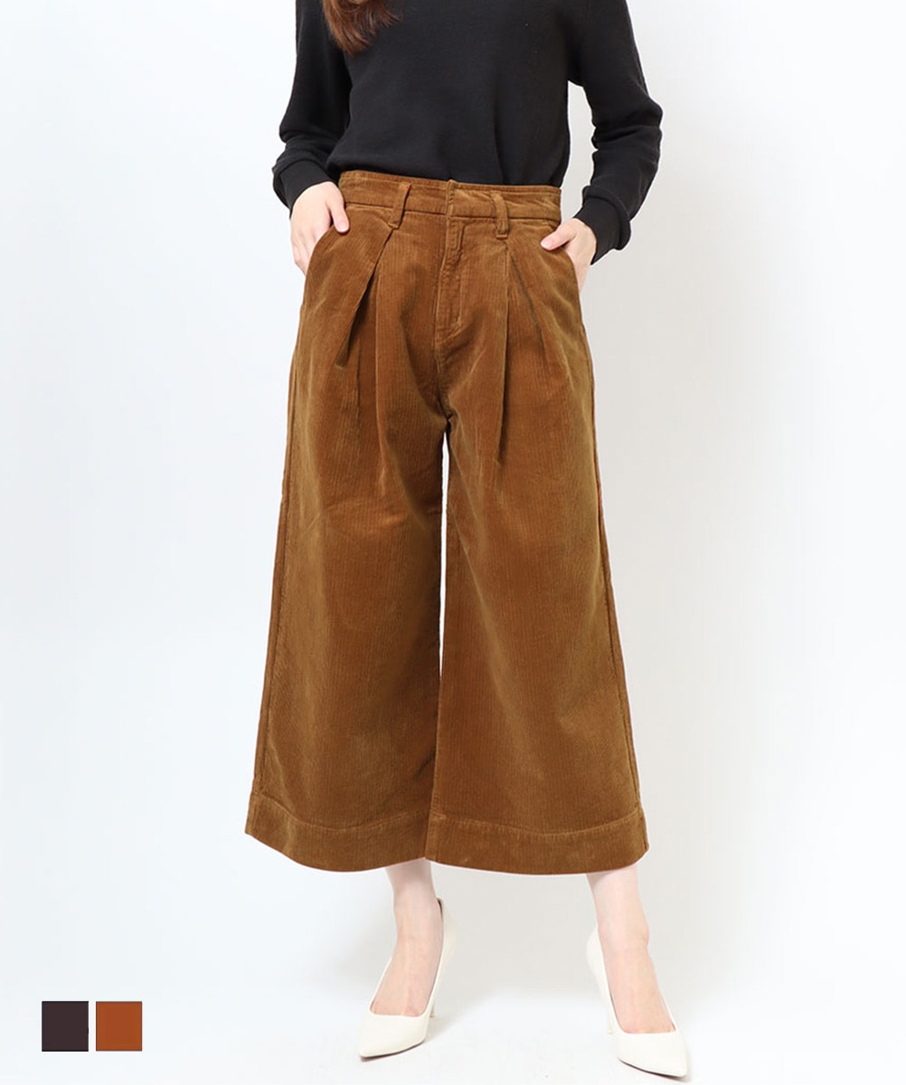 BIG SALE】在庫限り □暖□コーデュロイダブルタックワイド CA6434