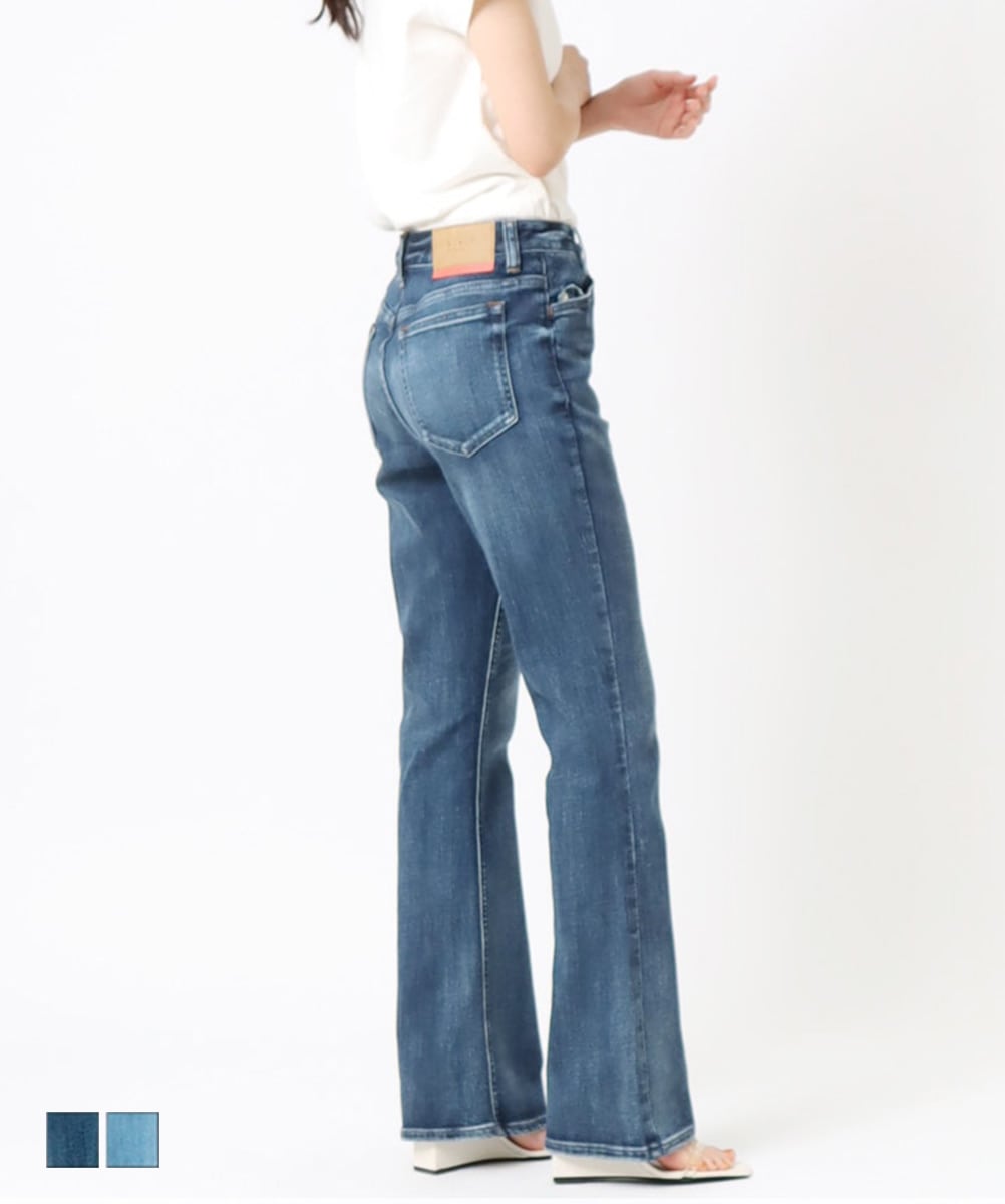 美品 KHAITE カイト Layla 25インチ　フレアデニム SweetCamel CA6513 スウィートキャメル レディース フレアデニム