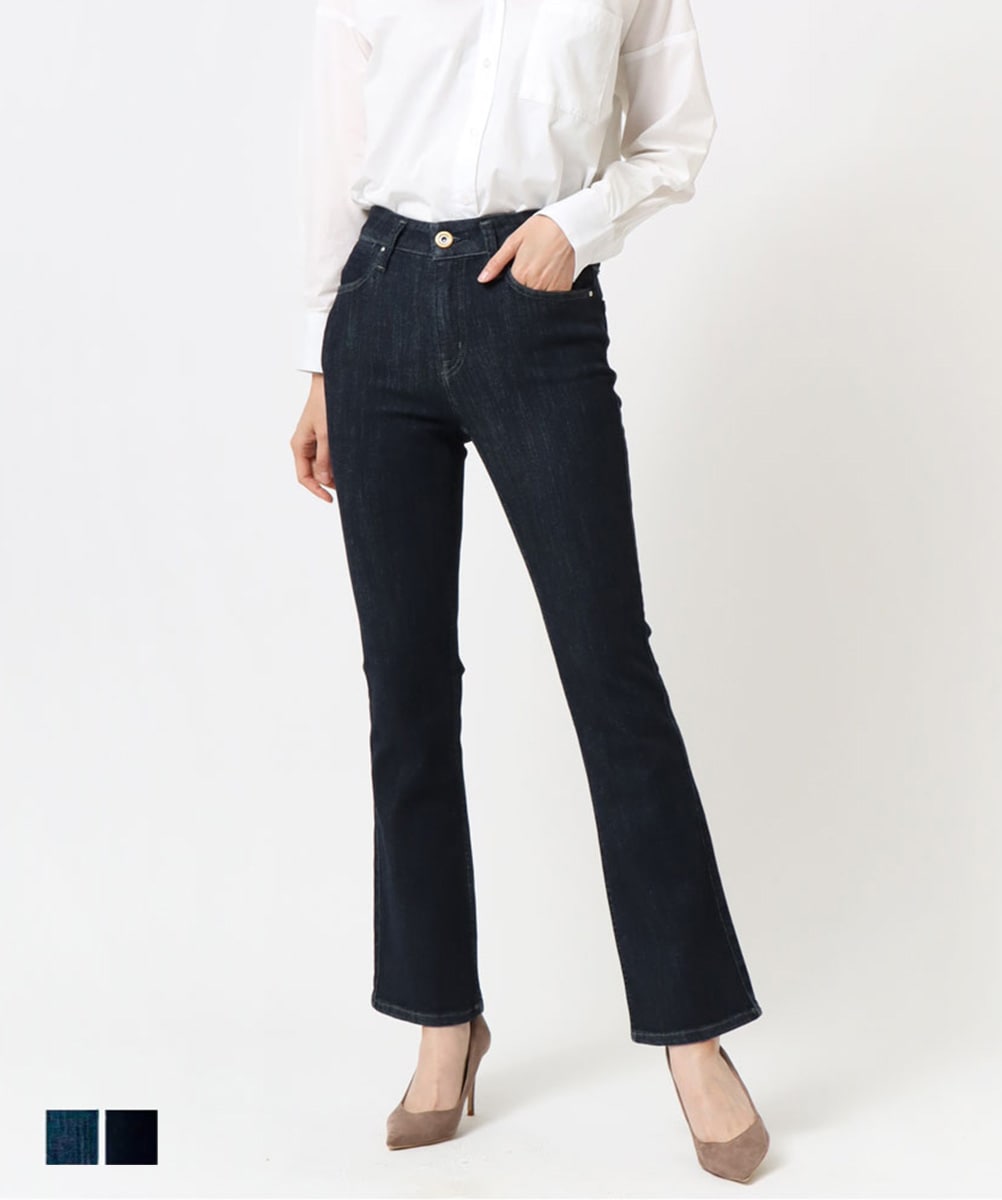 Knuth Marf グラデーションブラック ブーツカットデニム 再入荷】ブーツカット GM3433