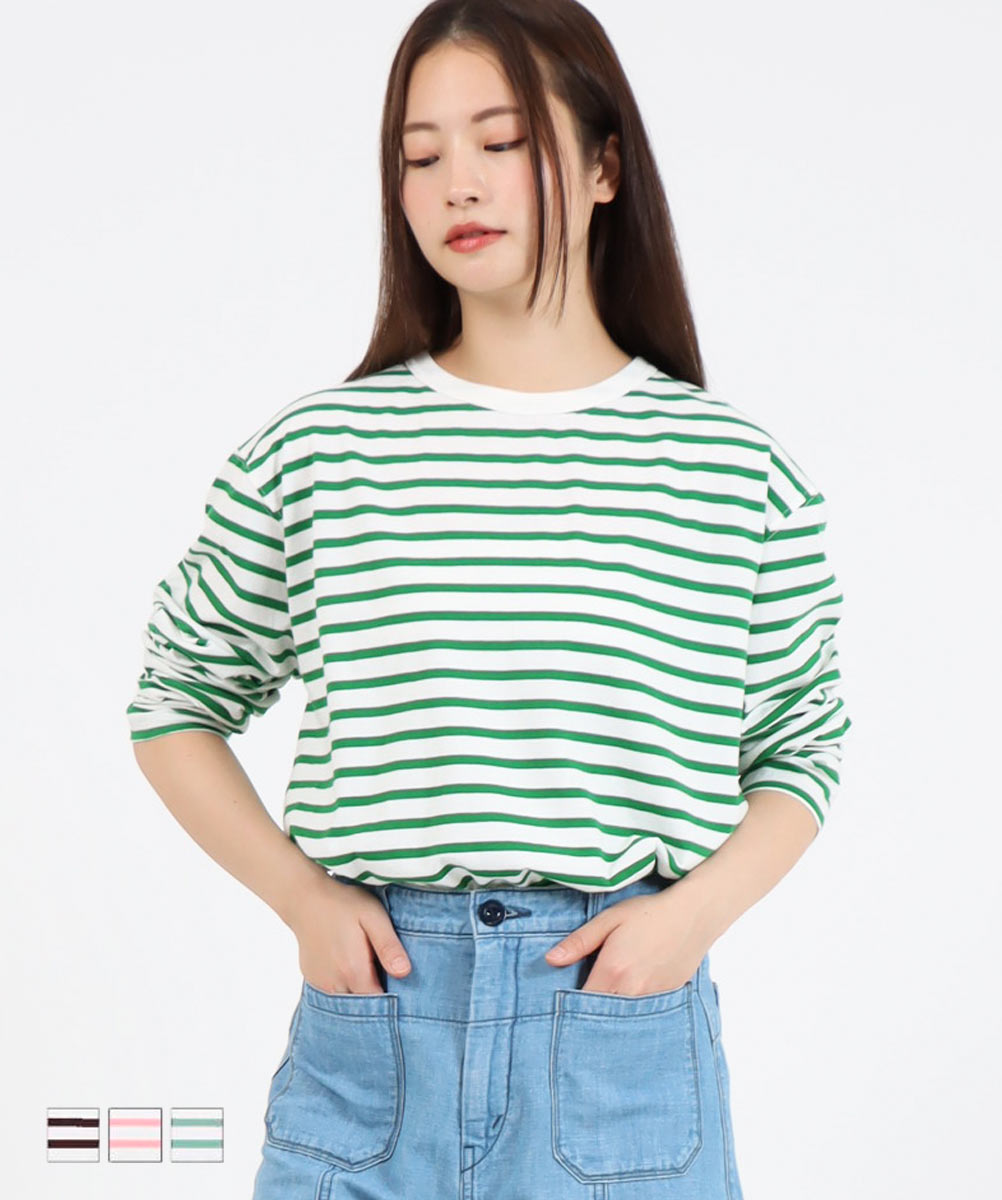 再値下げ］【SALE】ボーダーロンT CF6112