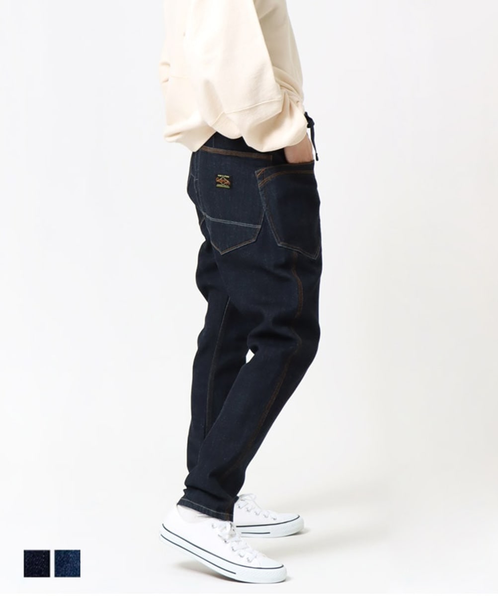 Cafetty公式】 レディース スキニーデニム サルエルパンツ