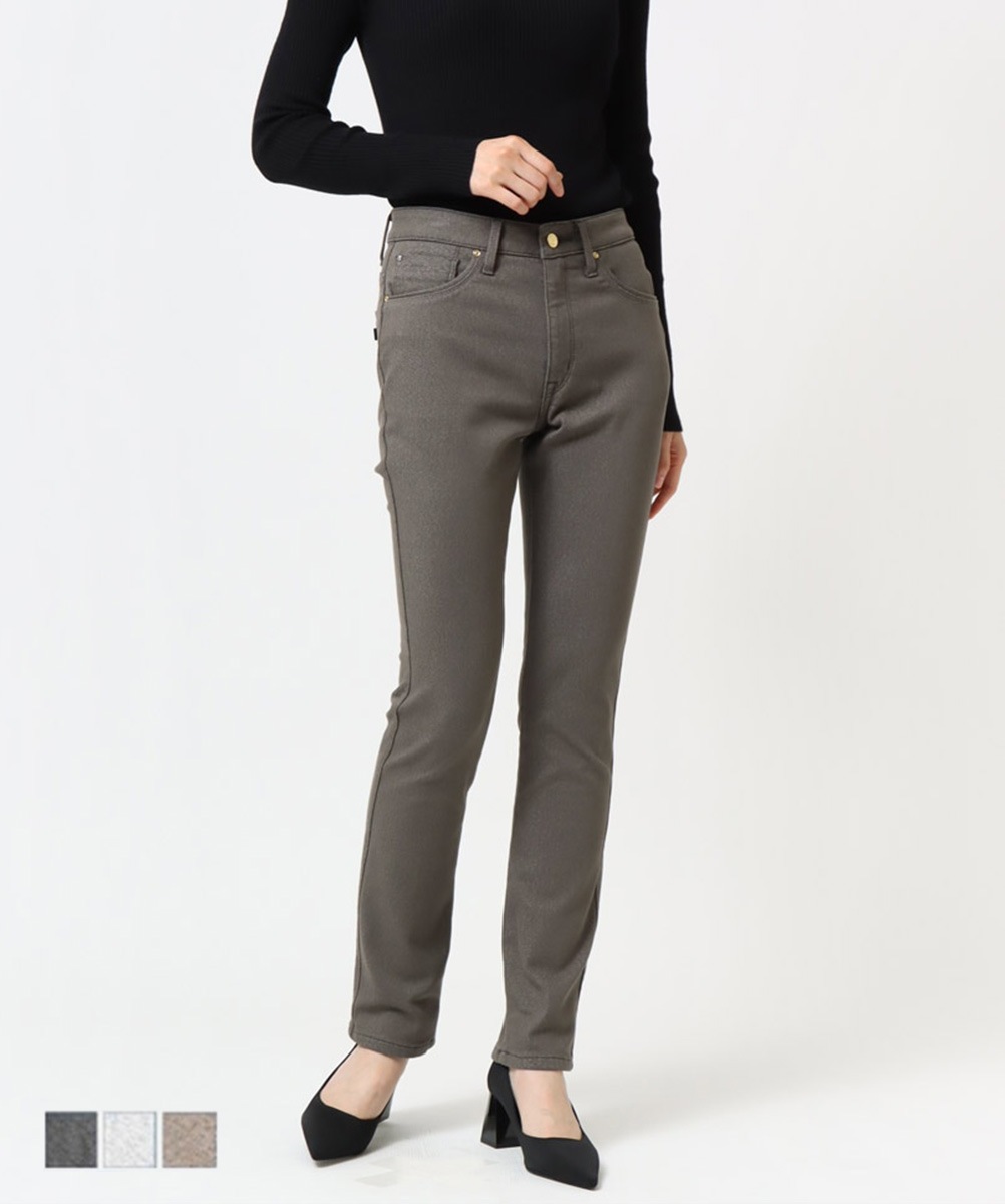 SALE】在庫限り□暖□裏起毛テーパードストレート GM3398