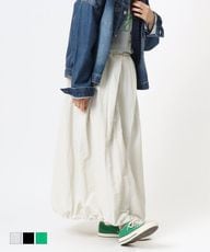BIG SALE】［再値下げ］タックバルーンスカート CF4060［裾上げ不可］