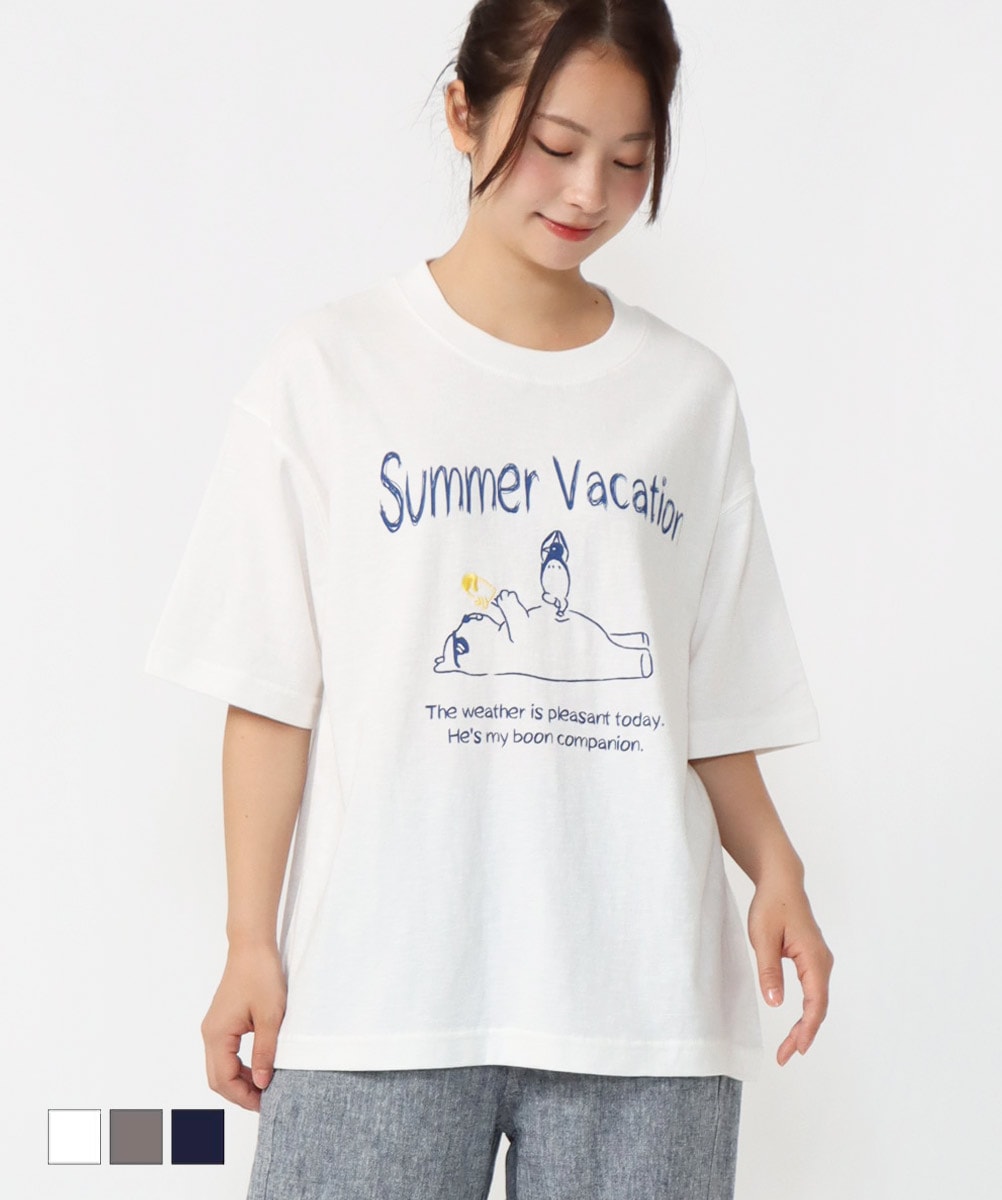 MORE15%OFFクーポン対象］【SALE】在庫限り プリントBIG -Tシャツ CF6143