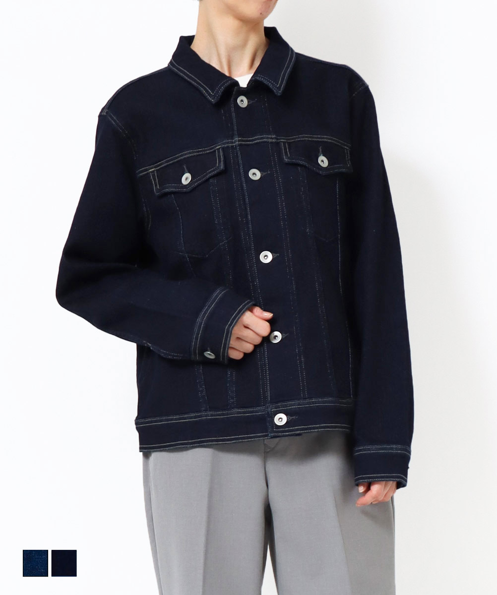 M.J.G公式】ストレッチデニムGジャン｜ムラ感のある生地で自然な