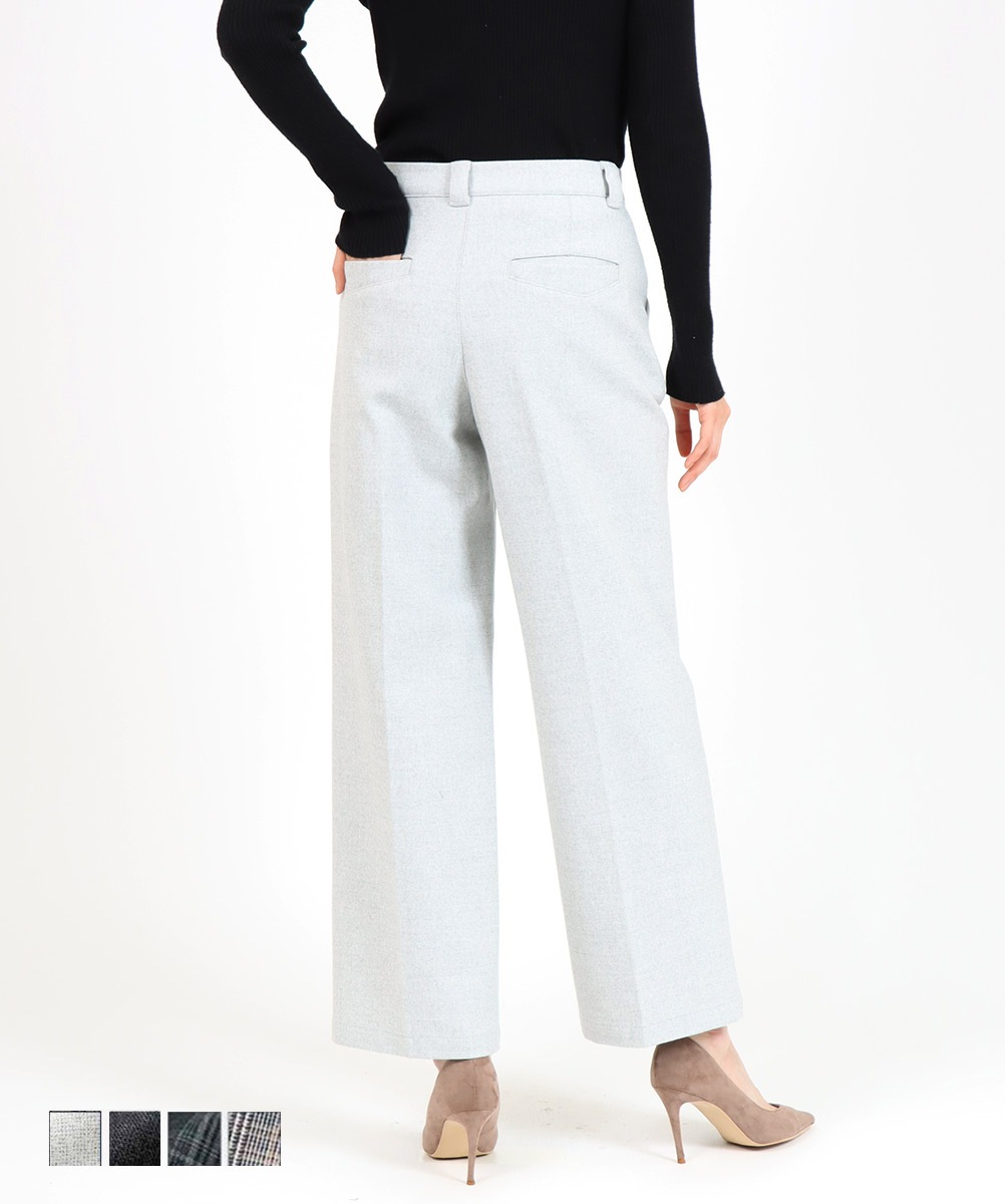 VEY カンミン ポラ【週末限定値下げ】 SweetCamel公式通販】T/R 2WAYストレッチワイドパンツ｜ウールライク