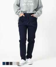 SALE】□暖□裏フリースCFロゴデザインスキニー CF0531