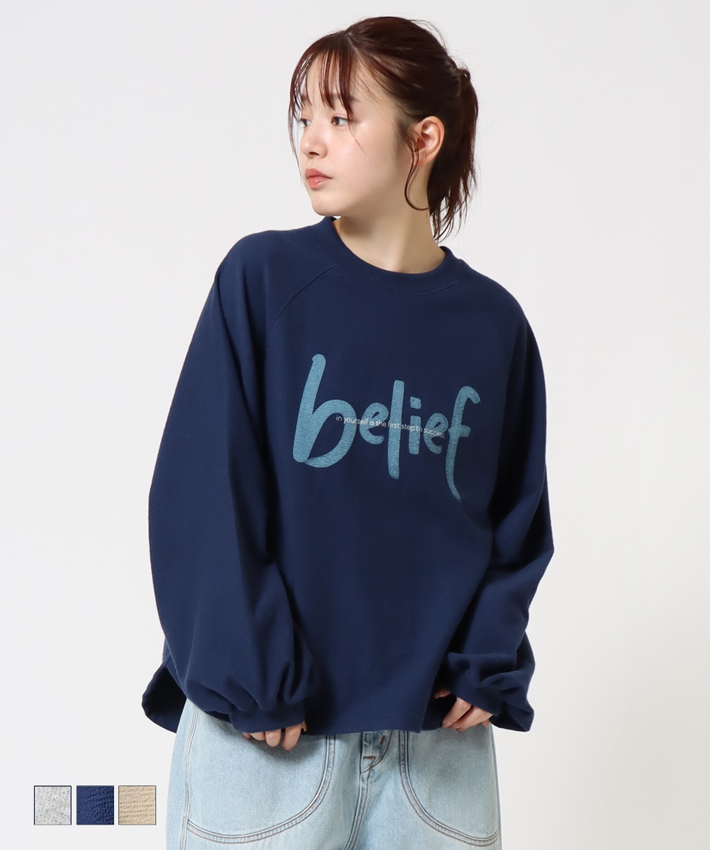 10倍ポイント【予約】☆2/13入荷予定☆ボリュームスリーブ長袖プル