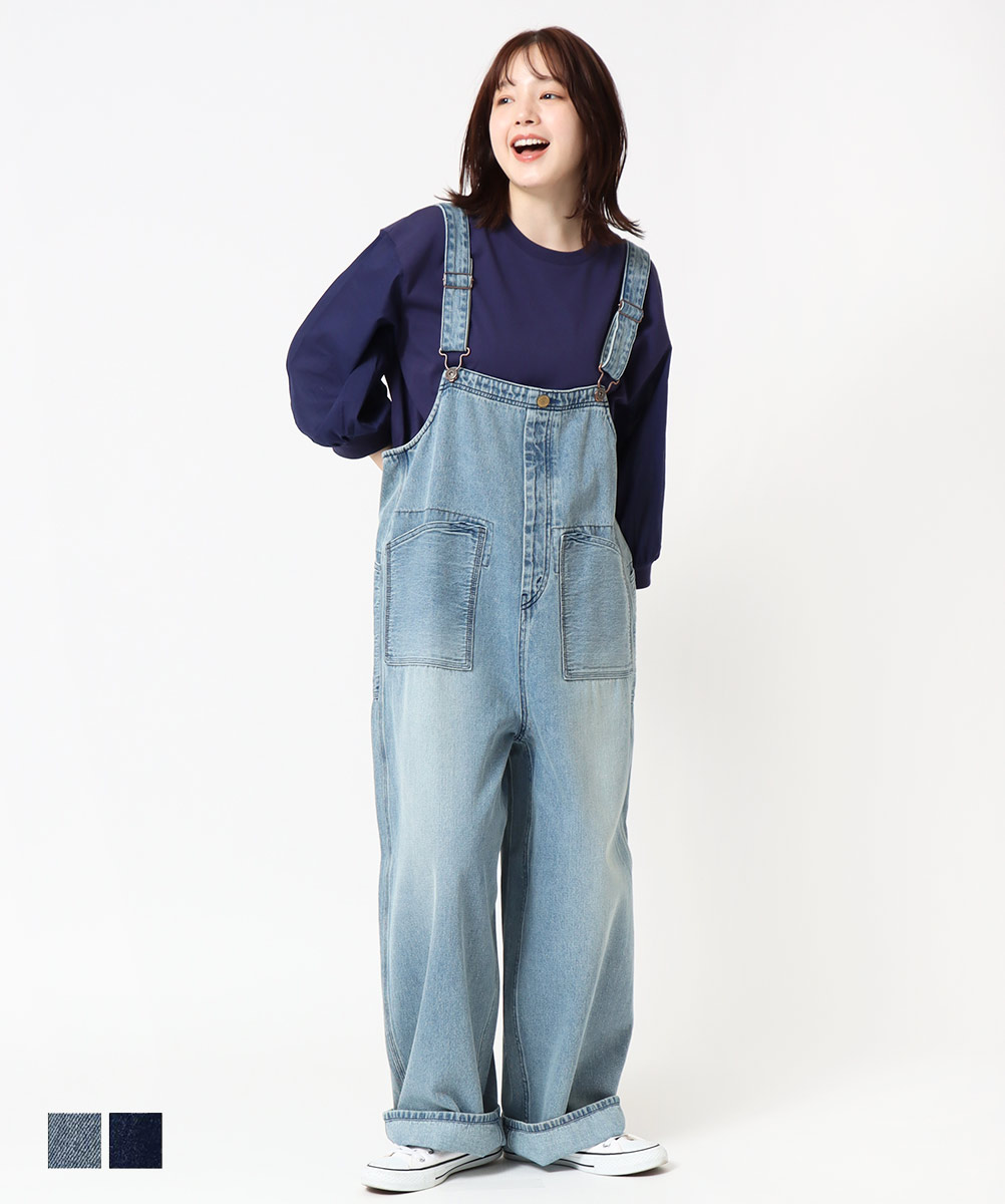 Cafetty カフェッティ フレンチワーカーサロペット CF0631 レディース