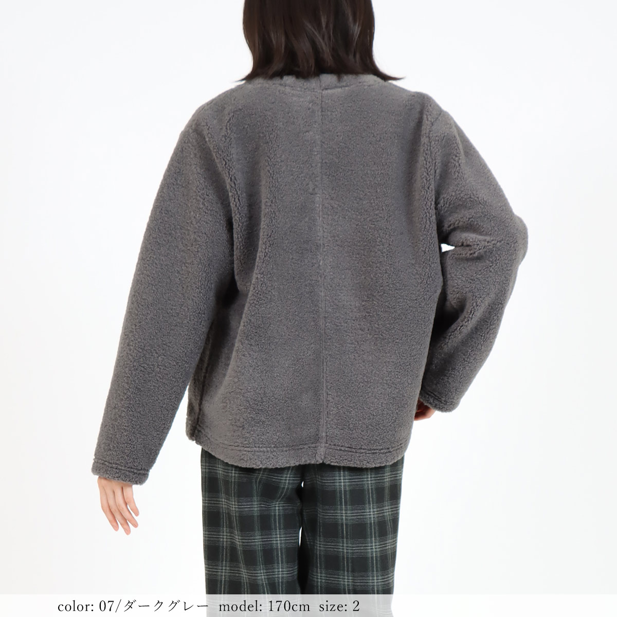 M.J.G ボアジャケット レディース 秋冬 アウター 立体感 軽量 防寒 A