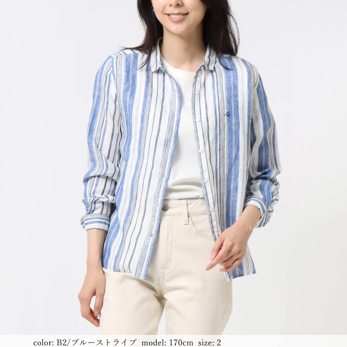 MORE15%OFFクーポン対象］［再値下げ］【SALE】リネンシャツ GMT742