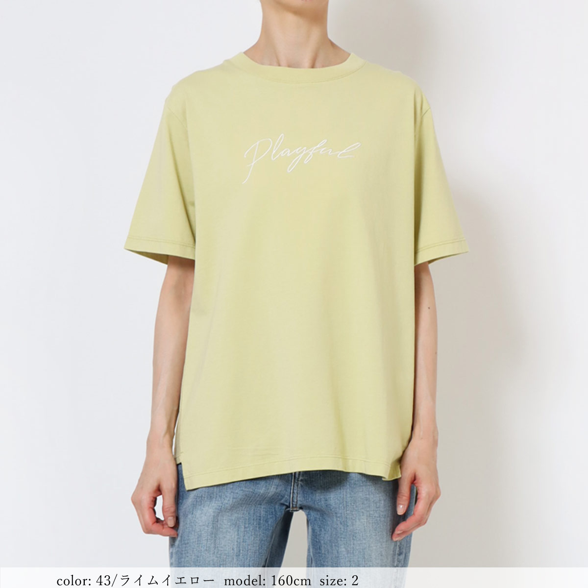 M.J.G公式通販】大人のための半袖Tシャツ｜上質コットン天竺×筆記体