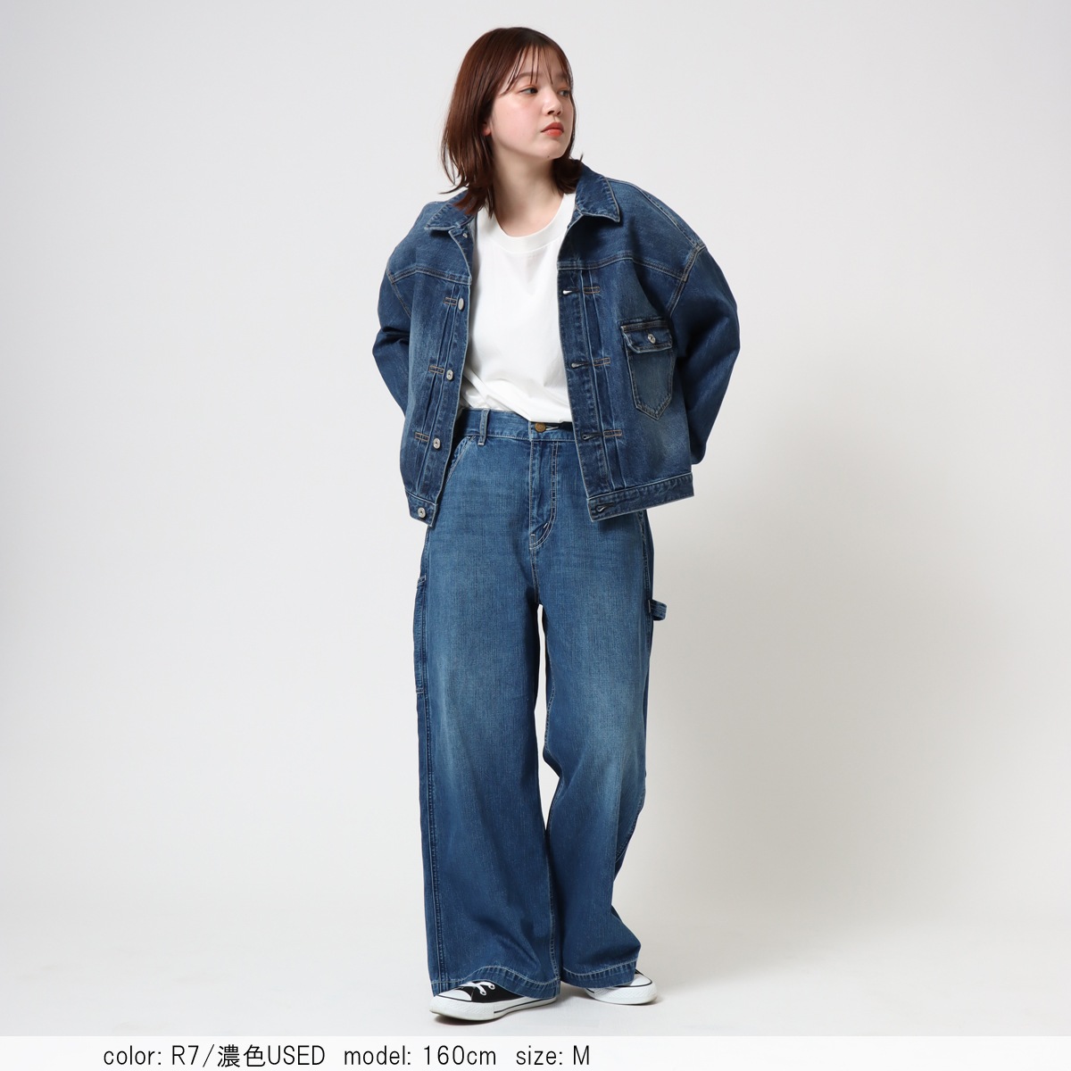 ジャケット・アウター IGSt Cafetty公式通販 デニムジャケット レディース 綿100％ ビッグ