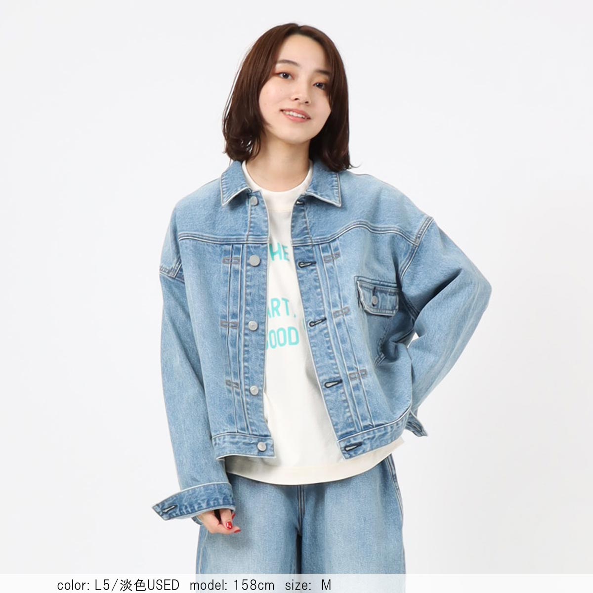 【cafetty カフェッティ⠀】デニムジャケット Cafetty 2025春夏新作 カフェッティ デニム ジャケット