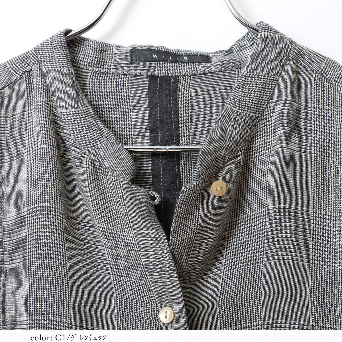 再値下げ］在庫限り【SALE】リネンキャンブリックシャツ GMT728