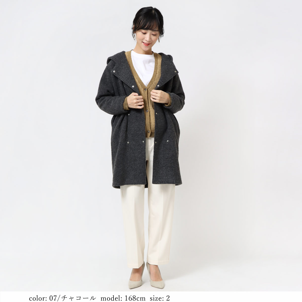 TIME SALE】フーディーコート GMT737