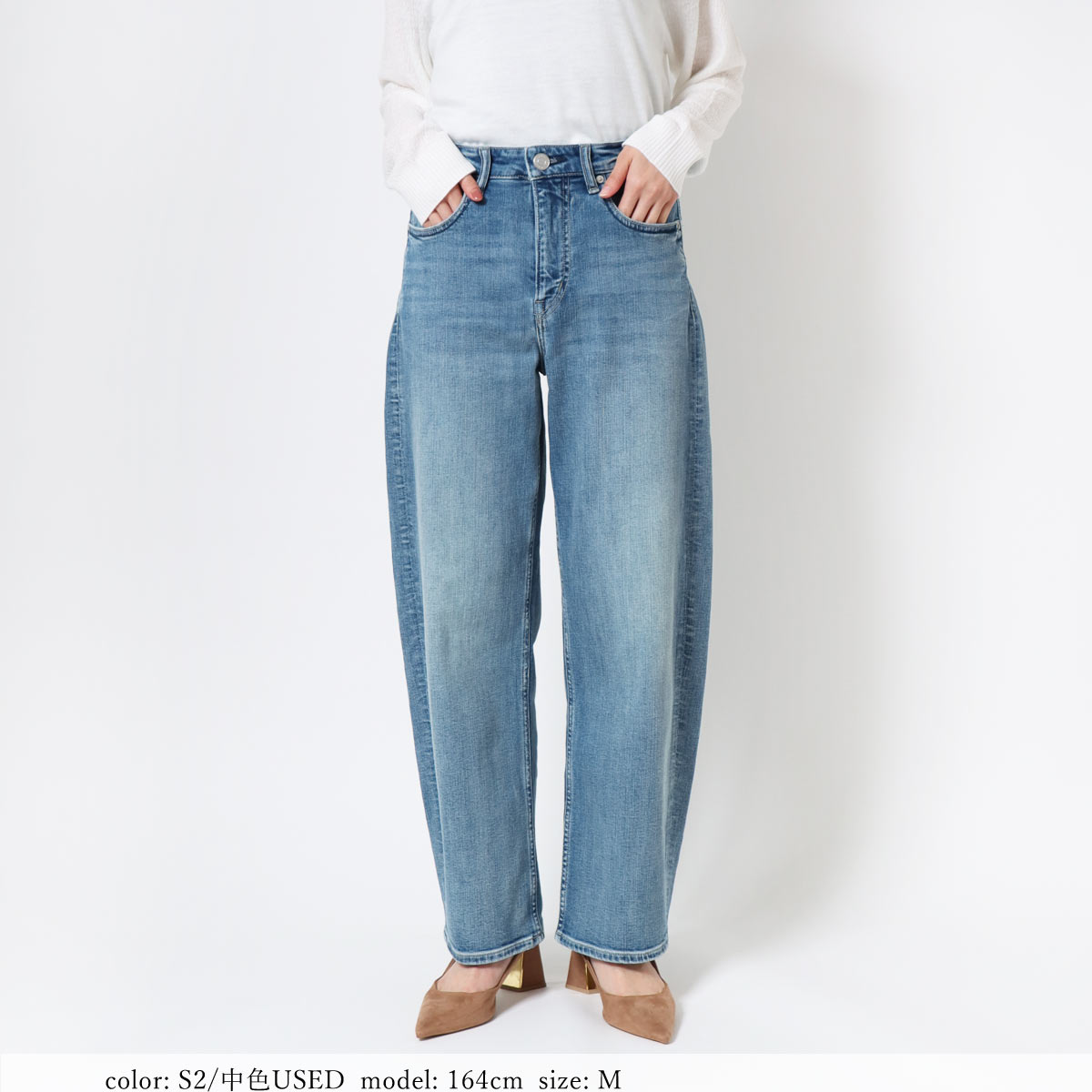 SweetCamel公式通販】人気定番ストリィキングデニム｜ムラ感