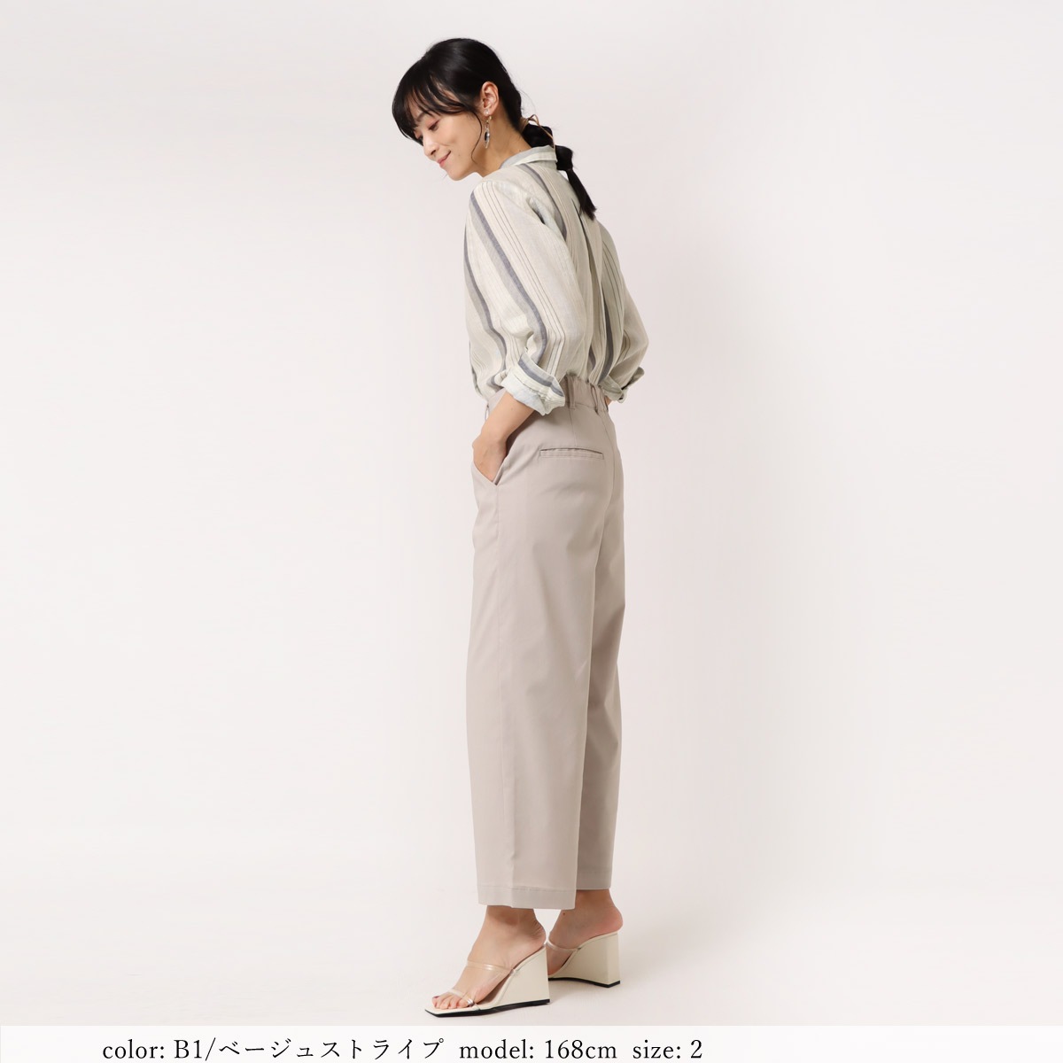 再値下げ］在庫限り 【TIME SALE】 フレンチリネンシャツ GMT724