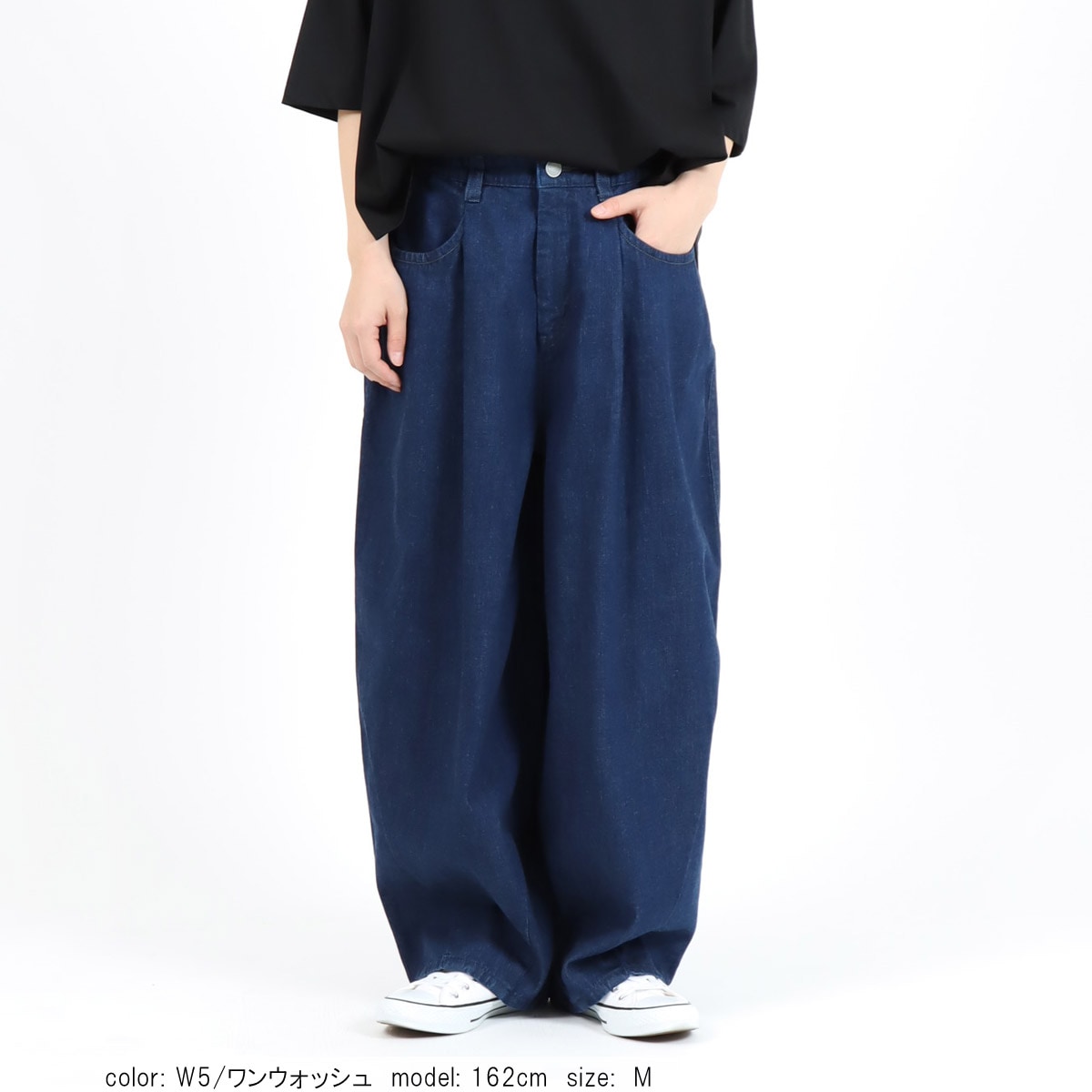 Cafetty新作】10ozデニムのレディースワークパンツ｜ムラ糸×クロス