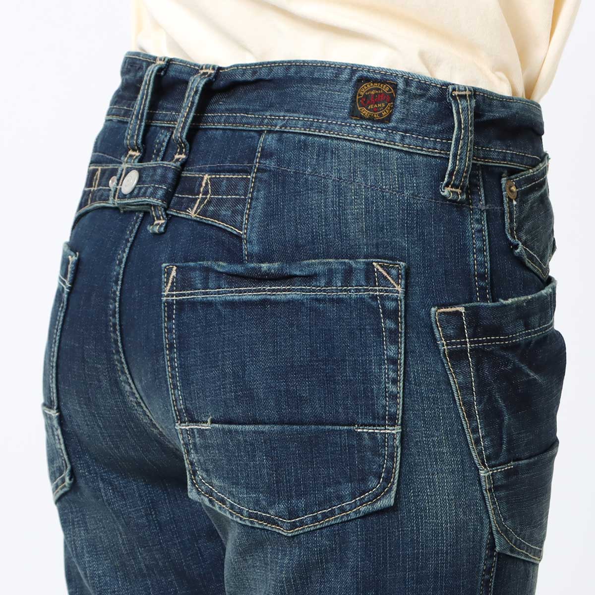 公式】Cafetty カフェッティ ワークペグトップデニム CF0170｜30代・40