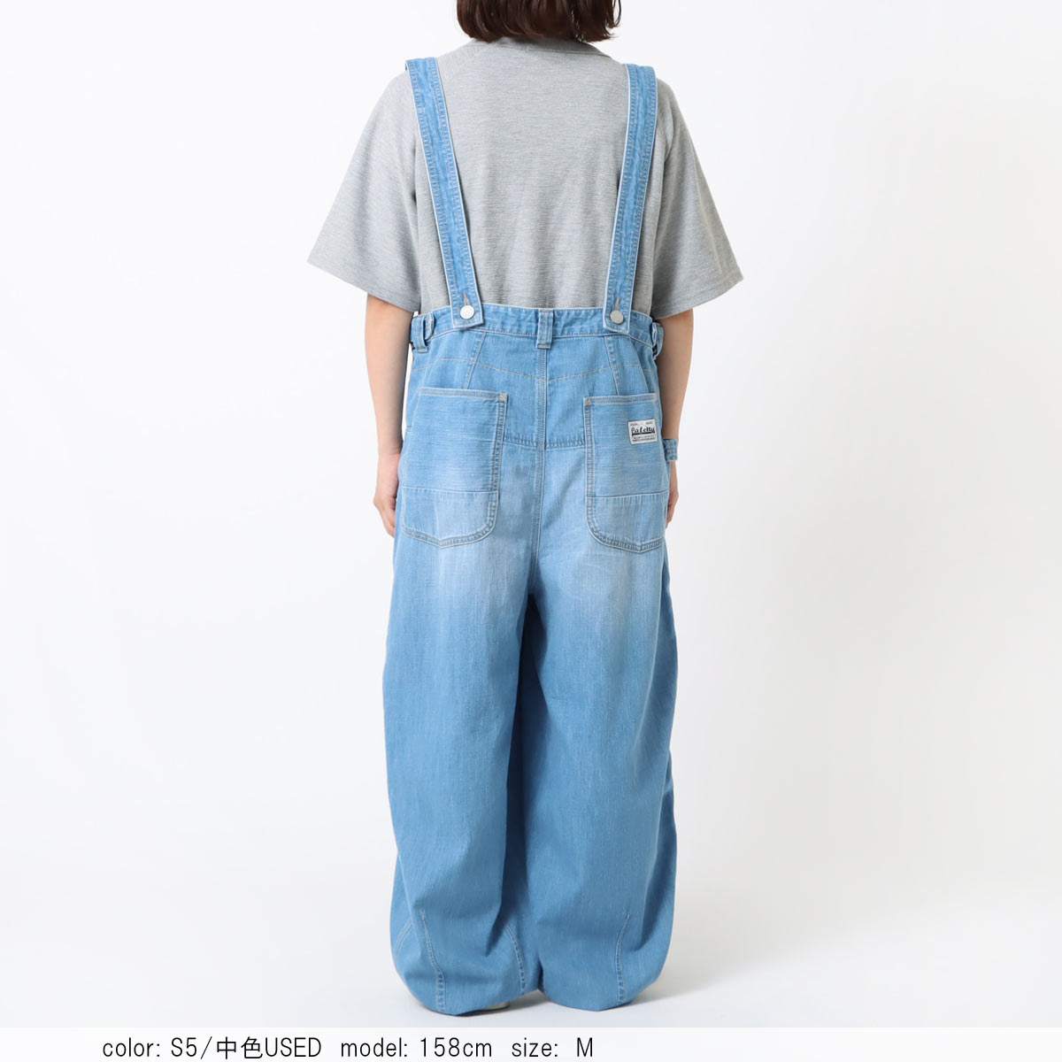 今期新品⭐︎ Cafetty　バルーンサロペット NEW SALE】在庫限り バルーンサロペット CF0576［裾上げ不可］