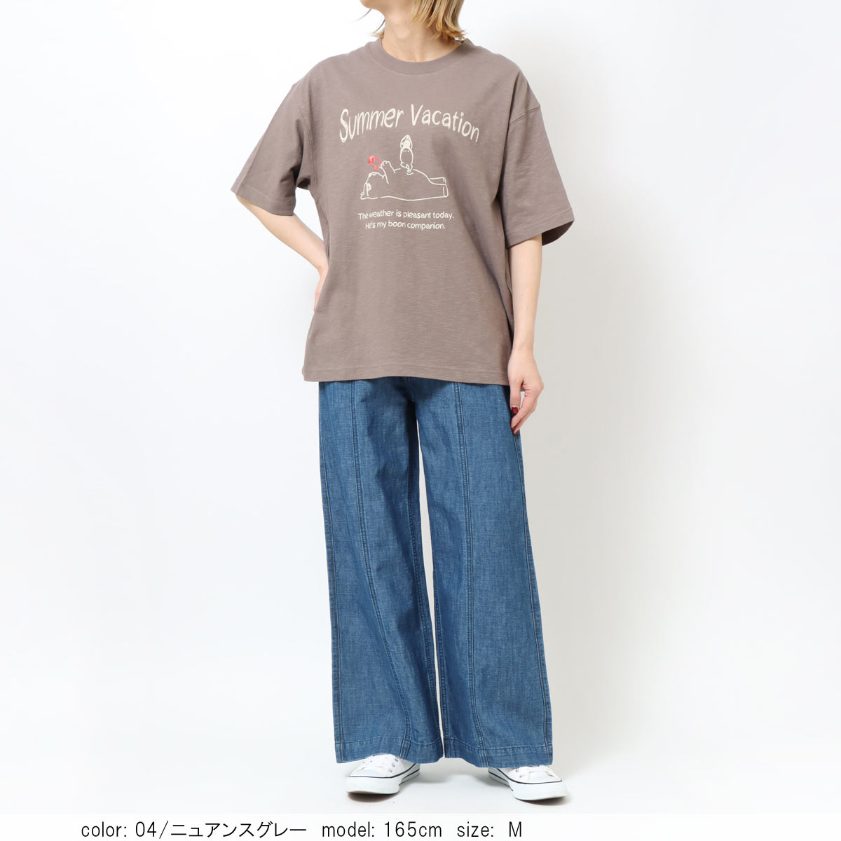 MORE15%OFFクーポン対象］【SALE】在庫限り プリントBIG -Tシャツ CF6143