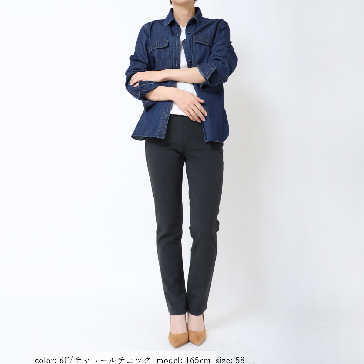 Mrs.Jeana 【SALE】□暖□ストレート MJ4662 / DENIM LIFE