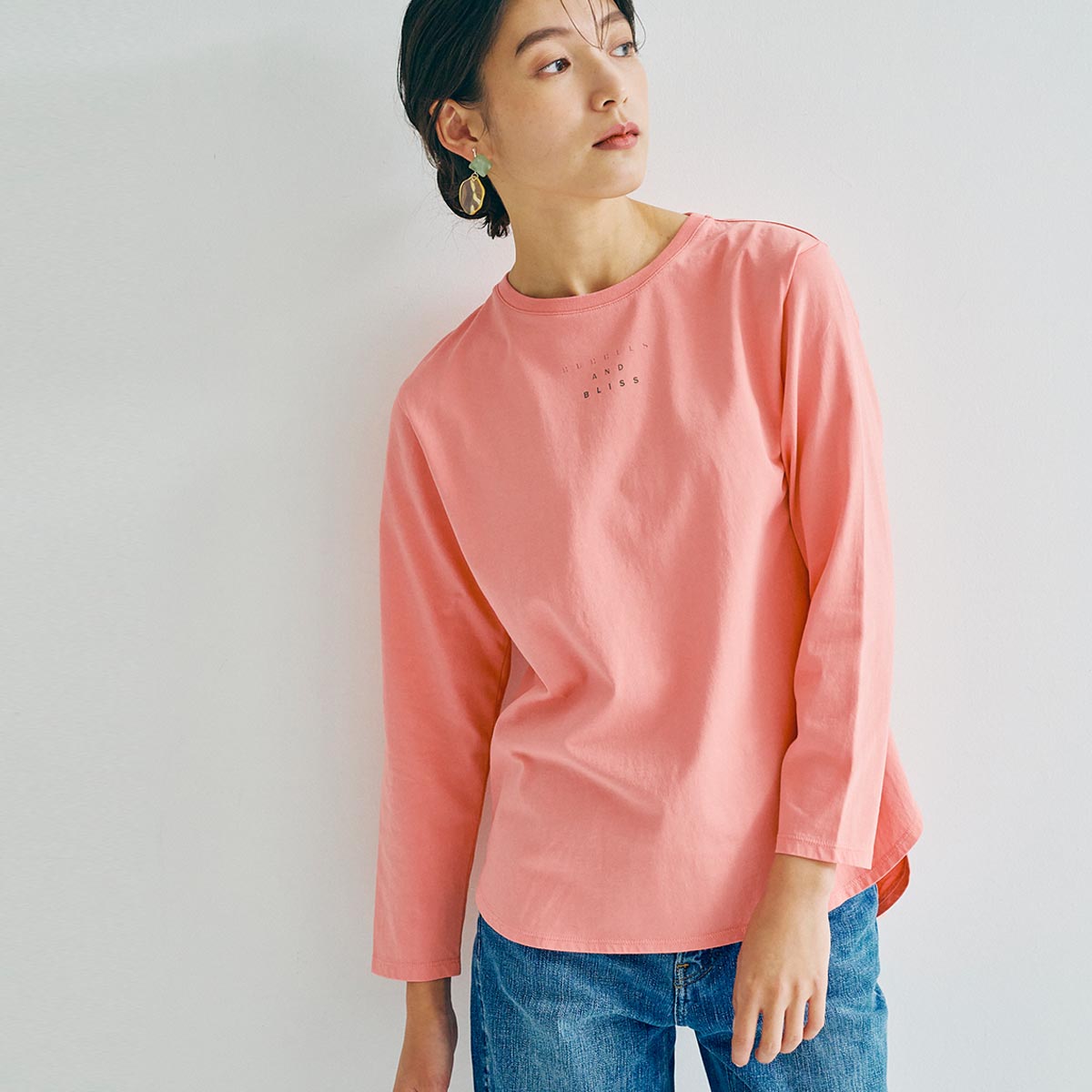 在庫限り プリント長袖Tシャツ GMT488