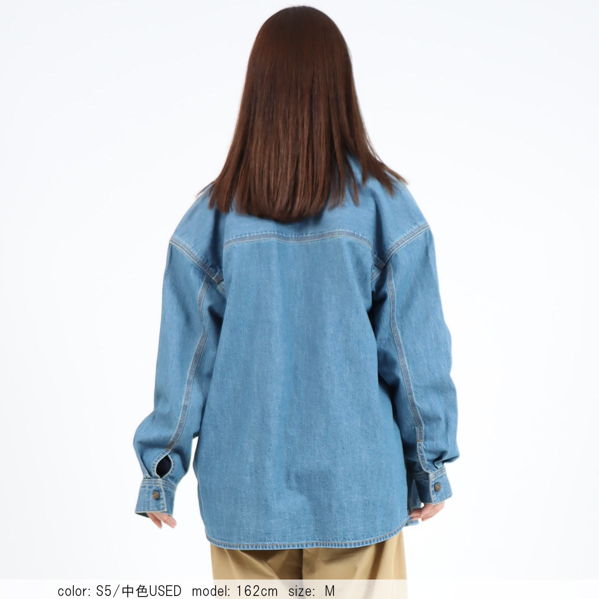 Cafetty公式】6ozライトオンスデニムシャツ｜太番手ムラ糸×2/1綾織りの