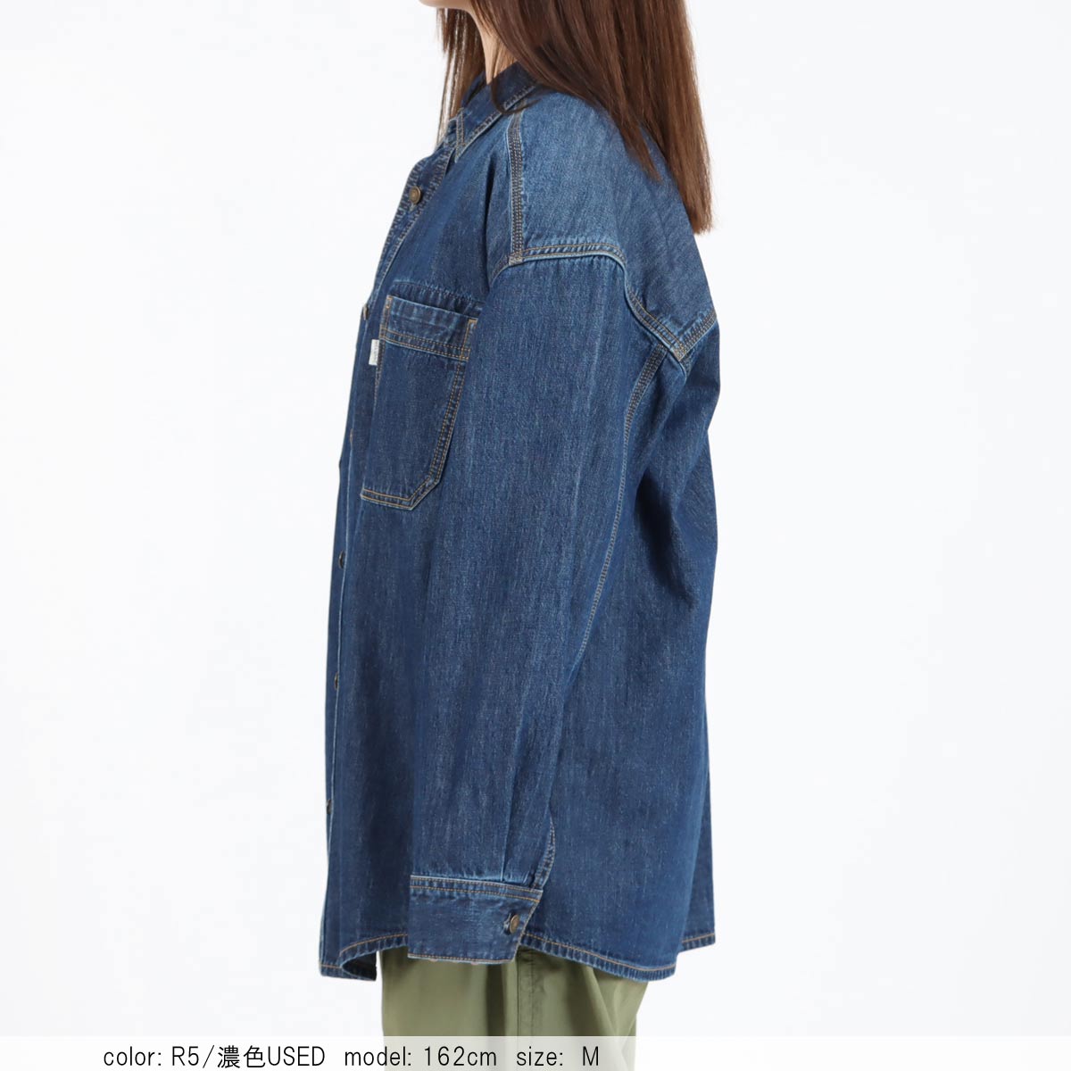 チルチルさん専用 Cafetty公式】6ozライトオンスデニムシャツ｜太番手ムラ糸×2/1綾