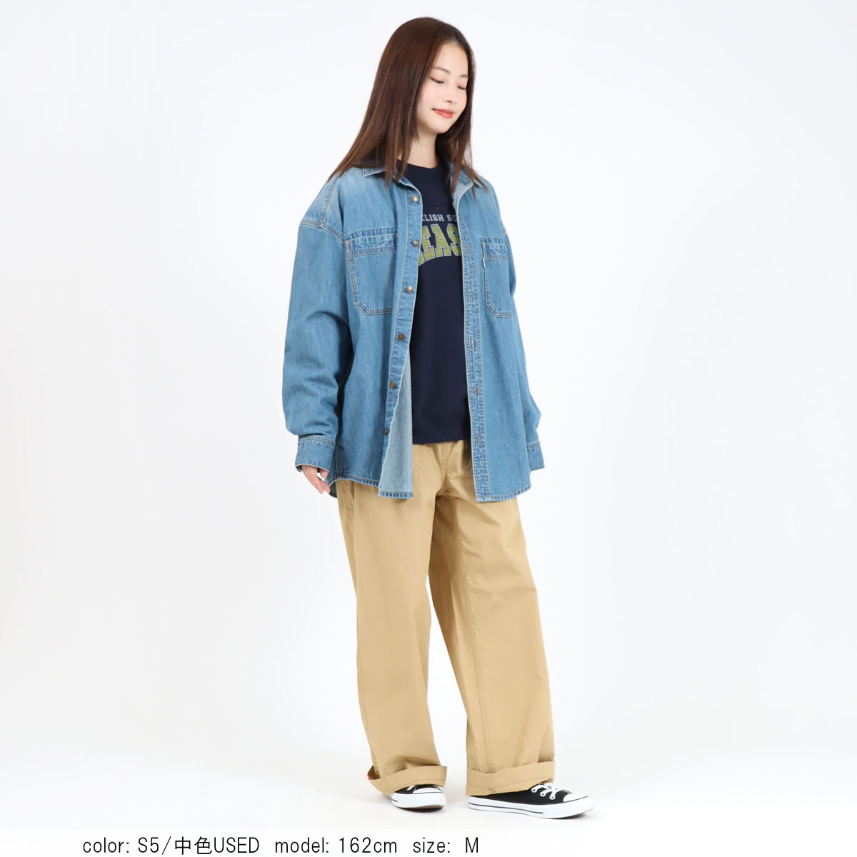 OZ　確認用 Cafetty公式】6ozライトオンスデニムシャツ｜太番手ムラ糸×2/1綾織りの